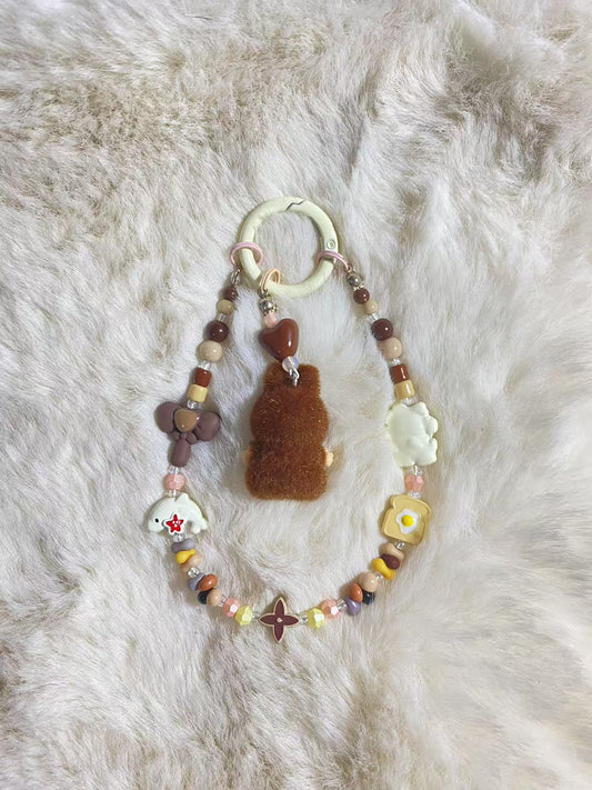 Labubu Brown DIY Keychain/Phone charms - Adorable Accessory